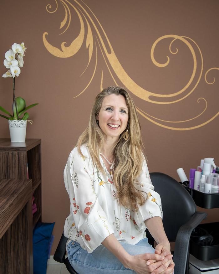 Nadia Hintermann im Salon
